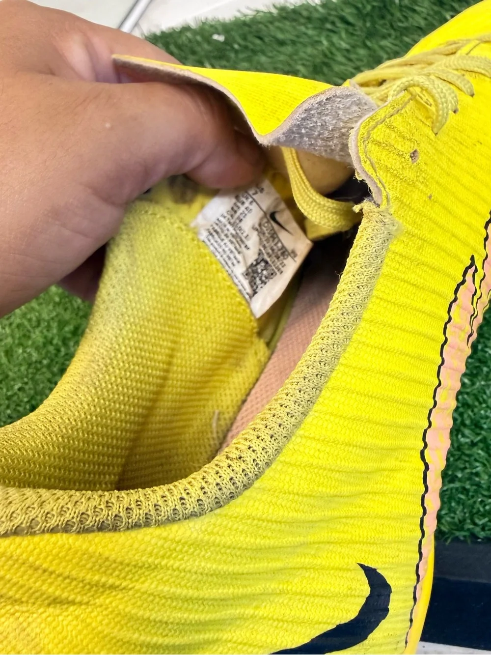 Nike Yellow Mercurial Men’s Soccer Cleats